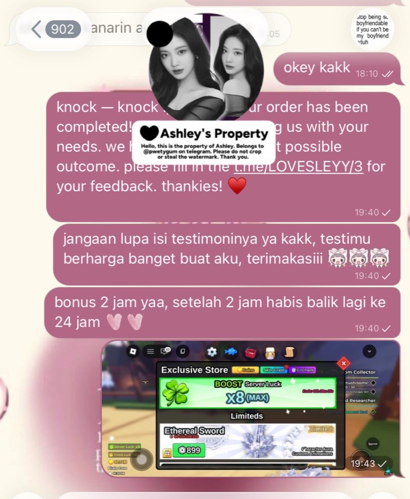 Ashley | 🎣 Gift & JOKI Fish It 🎀 tweet media