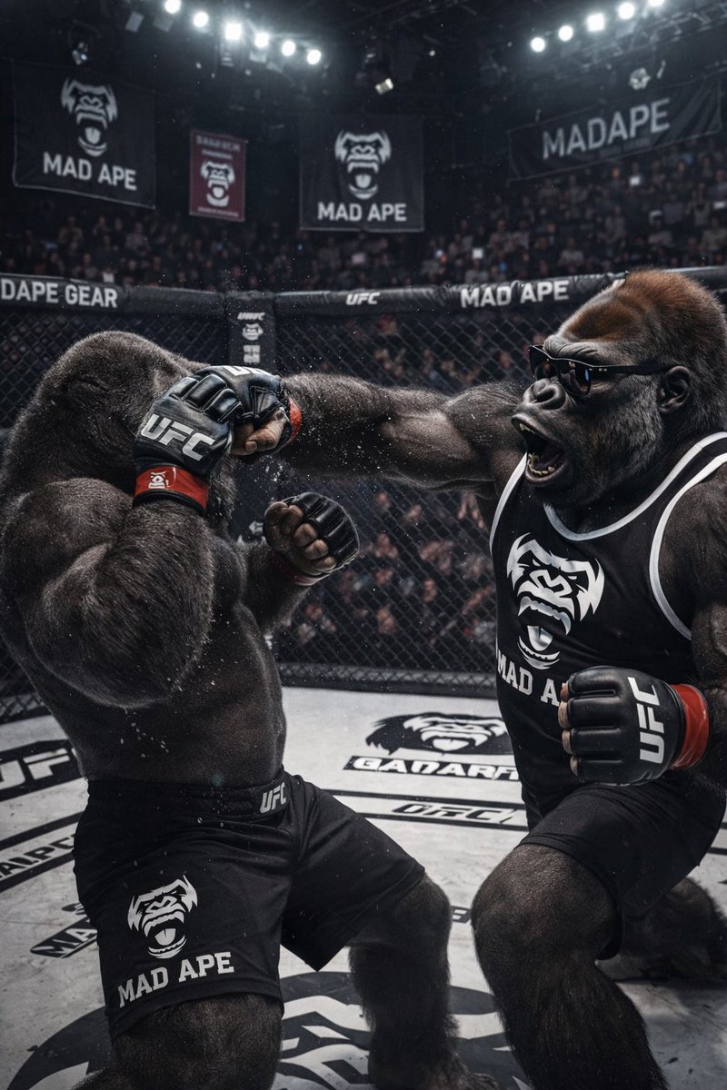 MadApeSol's tweet photo. THE OCTAGON IS READY 🥊🦍
MAD APE hasn’t launched yet…
but the gloves are already on.
This isn’t a meme.
It’s a FIGHT for Global Domination
https://t.co/PNflkaHe2p Lock In 🔐
$MADAPE #Solana #SolanaMemes #SolanaCommunity #CryptoPreLaunch #MADAPE #NoCageNoLimits https://t.co/KMUKJdFGyZ