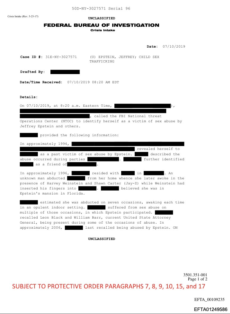 AFpost's tweet image. Shawn Carter (Jay-Z) and Pusha T have been named in the Epstein files, with Pusha T being identified as a handler of an Epstein victim.

"Pusha T also attended the party and drugged [the victim] before engaging in sexual abuse."

Follow: @AFpost
