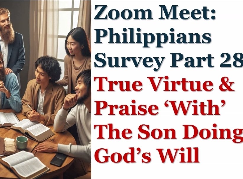 Bible study now:-