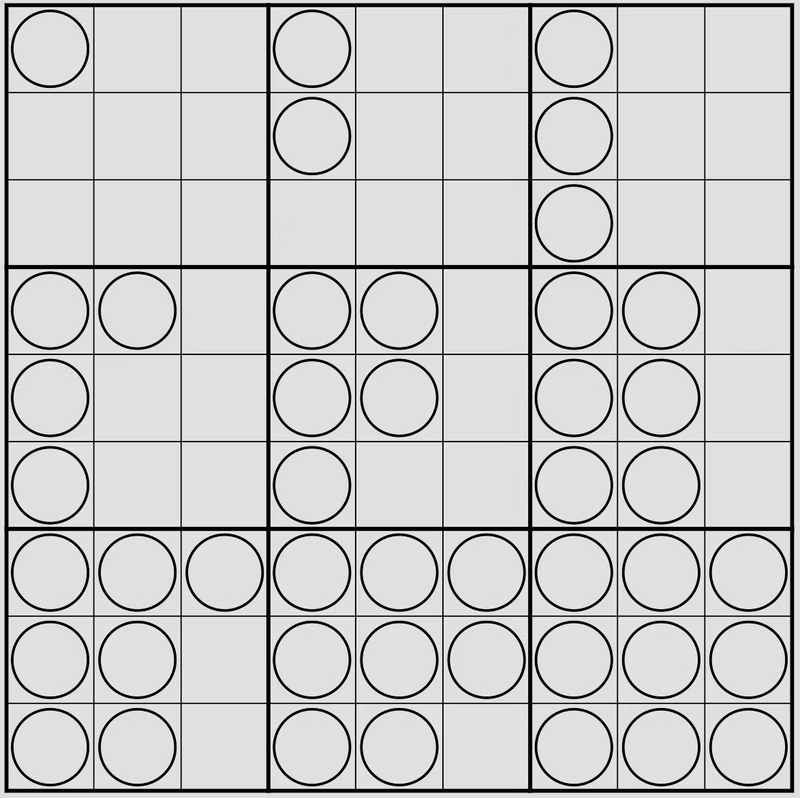 Sequens347's tweet photo. #Weekendpuzzel
Dit is een sudoku
Standaardregels: in elke rij, elke kolom en elk blok van 3×3 komen de cijfers 1 t/m 9 exact 1x voor
Extra regel: een cijfer in een cirkel geeft aan hoeveel cirkels in totaal dat cijfer bevatten
Wat is de oplossing? https://t.co/TWM09mnBSr
