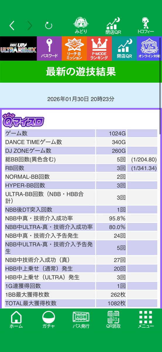 chanpe_kio's tweet photo. 昨日少しだけ打ってきてディスクを久しぶりに楽しめました
1ゲーム連ウルトラ3回
最近は楽しすぎてシェイクばっかり打ってしまいます https://t.co/WbCye57Mcm