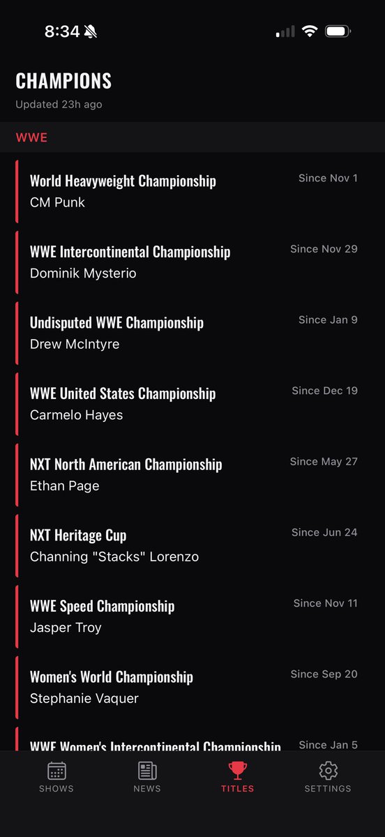 I missed pro wrestling.

It came down to too many shows to keep up with. I wanted to prioritize which replays I caught (fast forwarding is a must. Can’t burn 12 hours a week watching live shows.)

So, I made this app called WrestleDeck to keep on top of it all.

Showtimes, news,
