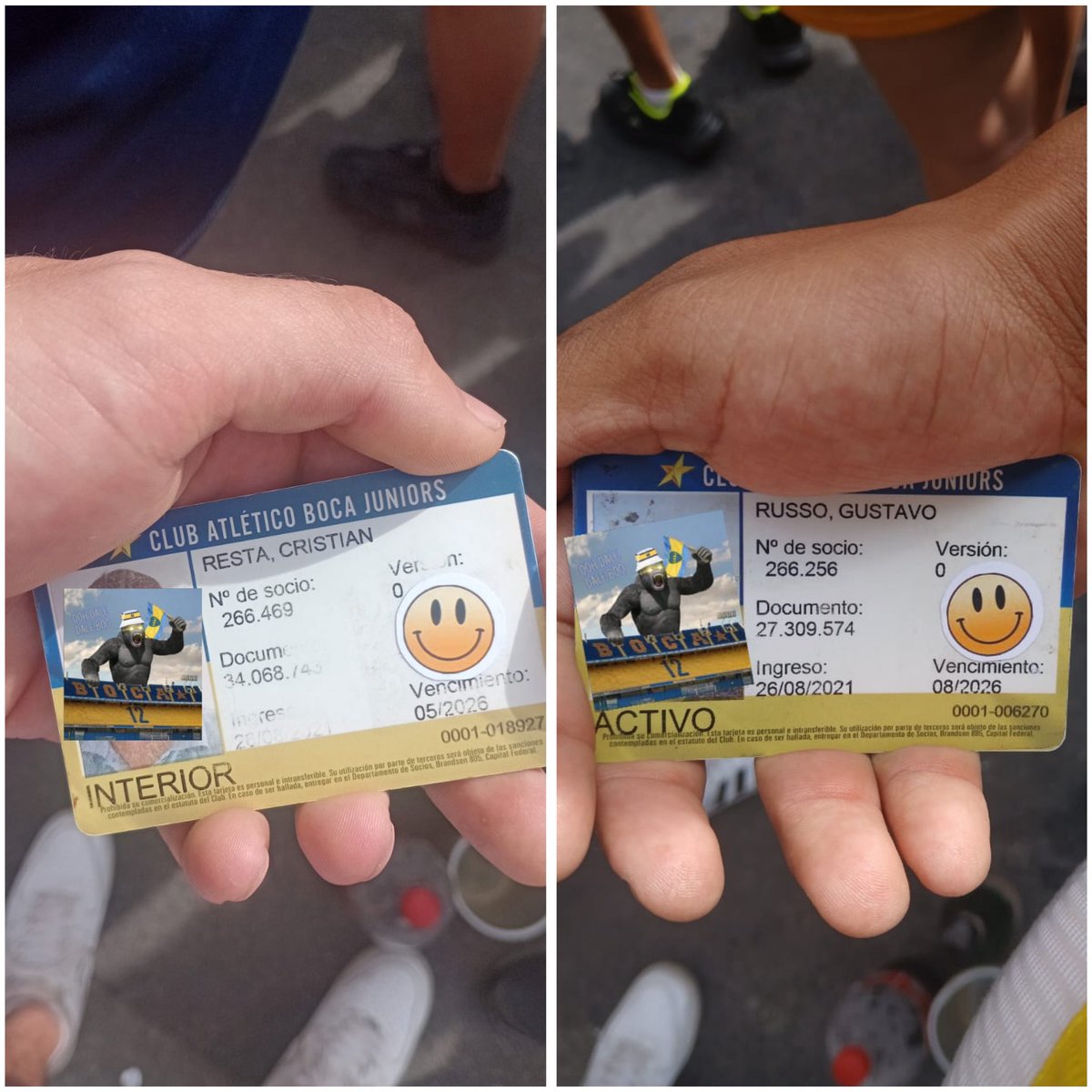 mauridiosmacri's tweet photo. — Lo prometido es deuda

⛔️ Atención a éste material exclusivo.

— PRIMERA PARTE

➡️ Mientras miles de socios se quedan afuera, así organizan los revendedores, el ingreso a La Bombonera con carnets alquilados y el aval de los empleados del control.

QUE LO VEA TODO EL MUNDO BOCA! https://t.co/5cytNjdLrG
