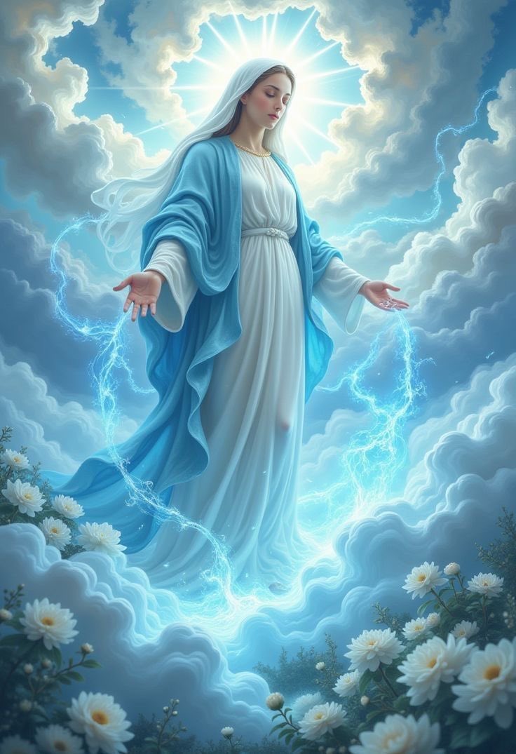 Hail, Holy Queen, Mother of Mercy,  
our life, our sweetness, and our hope.  
To thee do we cry, poor banished children of Eve;  
to thee do we send up our sighs,  
mourning and weeping in this valley of tears.  
Turn then, most gracious advocate,  
thine eyes of mercy toward us;