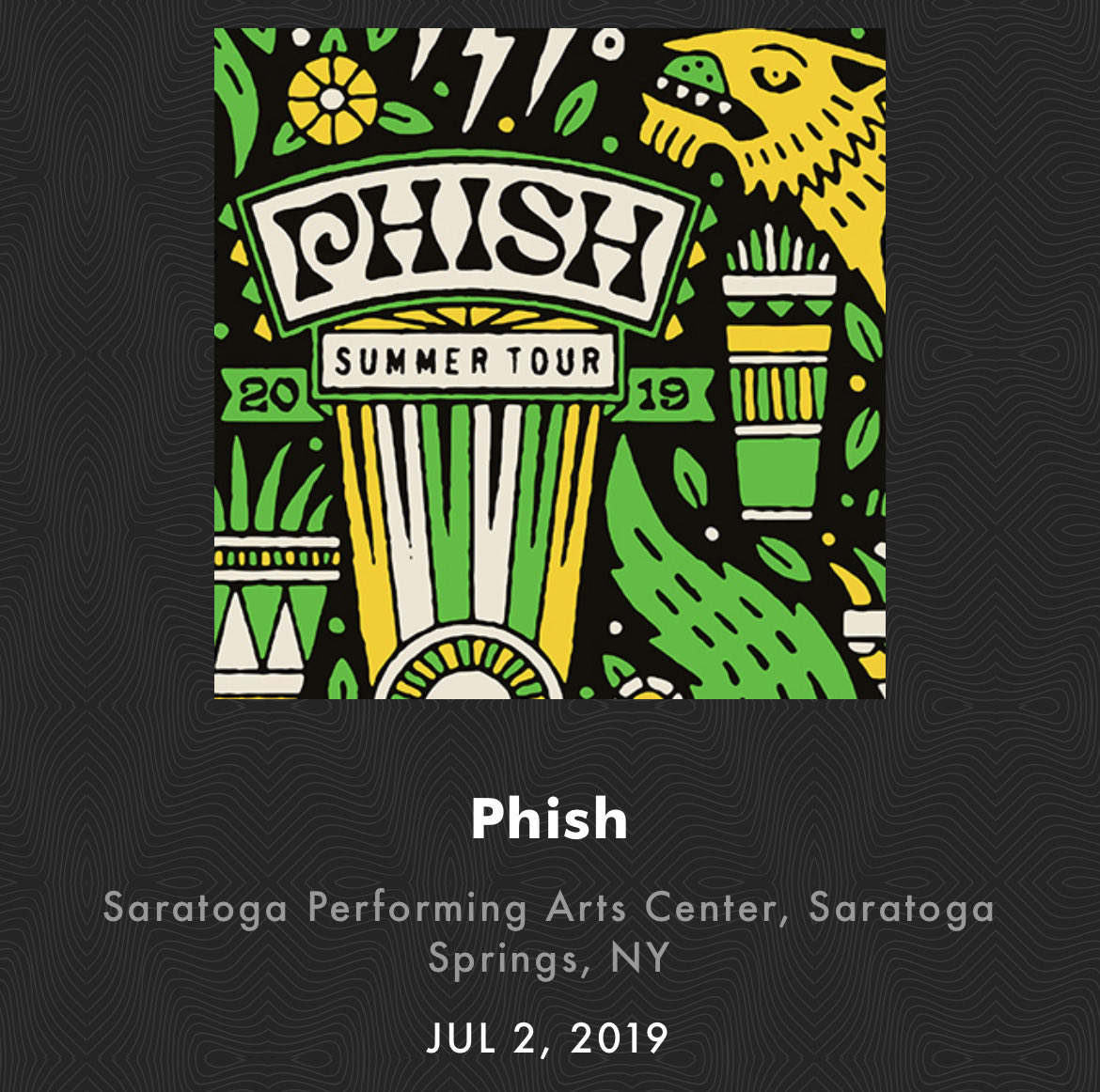 jakeshack26's tweet photo. @PhishPhashion I knew those colors looked familiar! https://t.co/zyY2QVEOs9