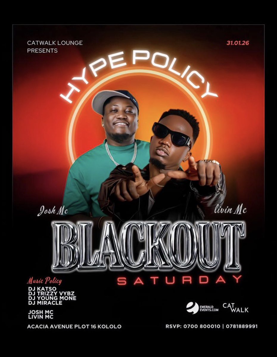 CatwalkKla's tweet image. Saturday night is officially in blackout mode.Lights down, volume UP. Grab your crew and let the night take over. With @djyoungmone @djkatso @djmiracle_bigtalent @djay_trizzy_vybz @hype_cartel1 @onelivinmc hosted by @emerald_events_co 
#BlackoutSaturday #SaturdayNight #BarLife