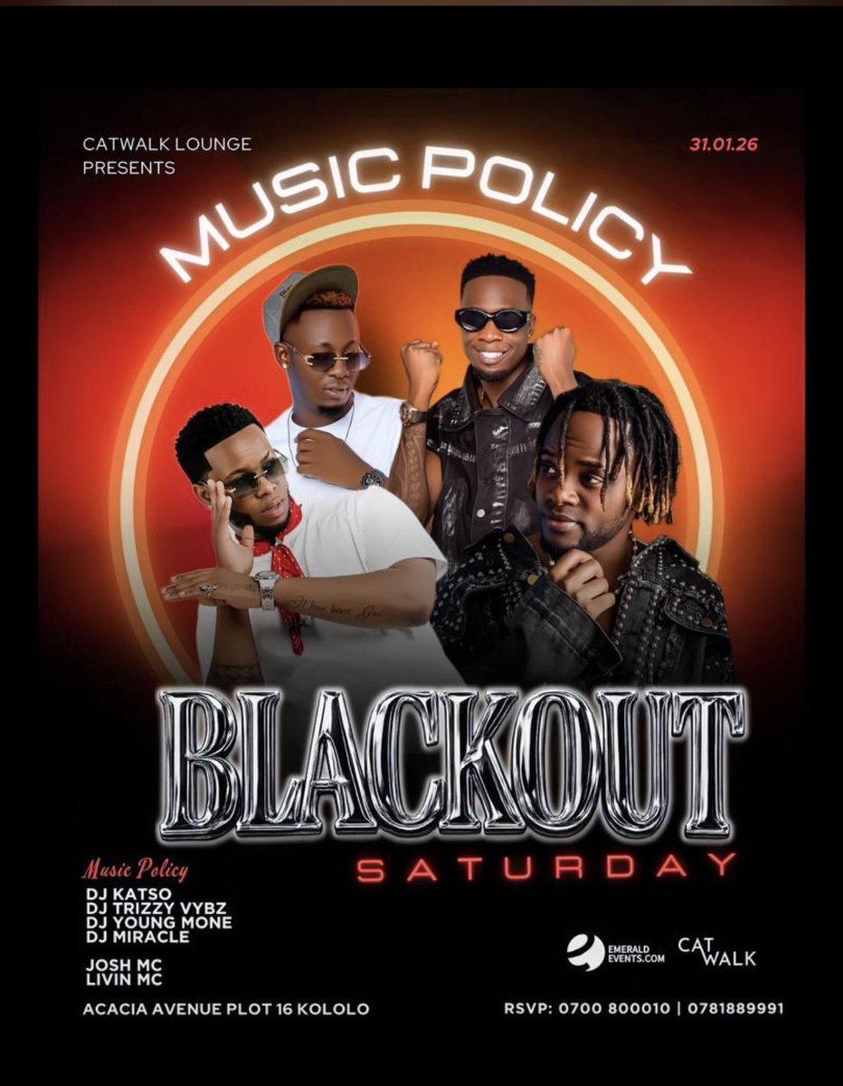 CatwalkKla's tweet image. Saturday night is officially in blackout mode.Lights down, volume UP. Grab your crew and let the night take over. With @djyoungmone @djkatso @djmiracle_bigtalent @djay_trizzy_vybz @hype_cartel1 @onelivinmc hosted by @emerald_events_co 
#BlackoutSaturday #SaturdayNight #BarLife