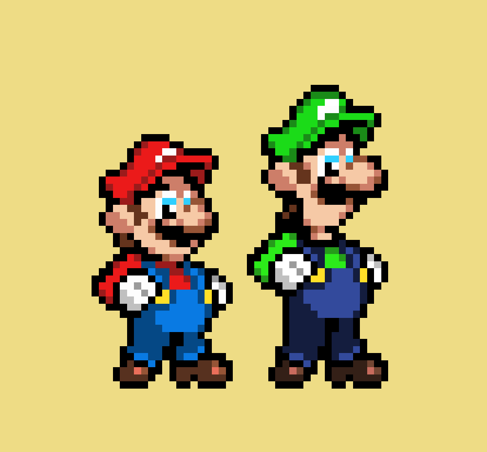 UsernameTheEpik's tweet photo. I made a Luigi sprite in the style of that one Super Mario rivals mod i love smm #RivalsofAether #supermario #Nintendo https://t.co/zDwyuwgAyL