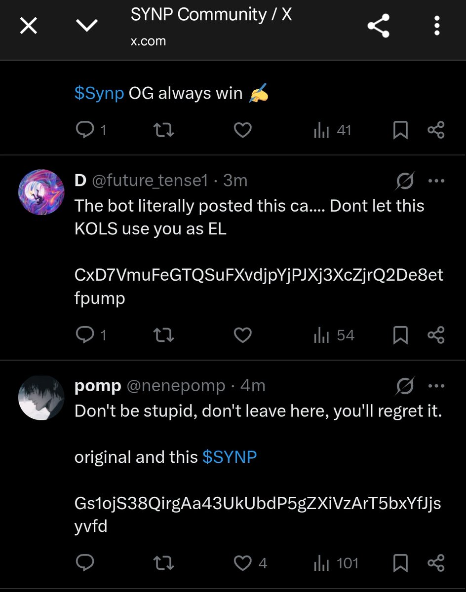 State of the trenches man🤦‍♂️

$SYNP