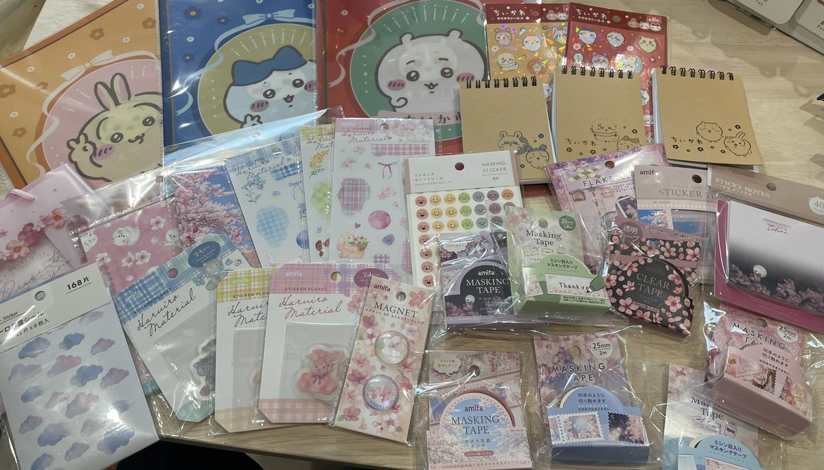 レモンハウスにちいかわと 桜とamifa様がたくさんあった💓 #レモン