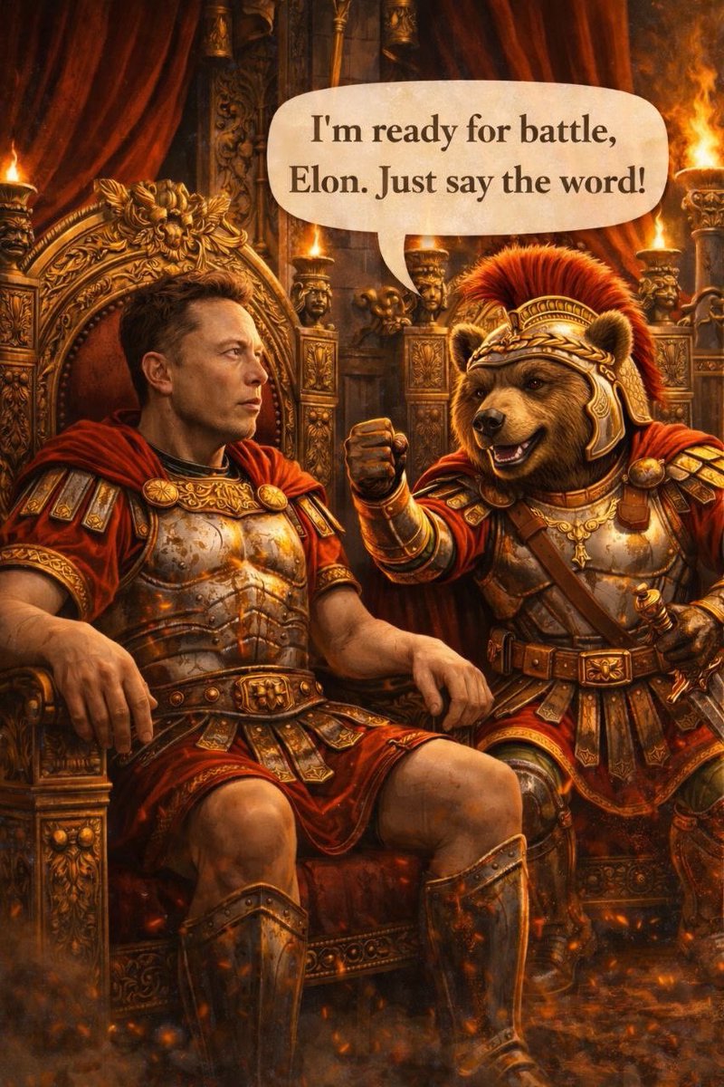 Bearly Legal narrative: A fierce bear awakens from hibernation, "hungry" for gains in a bear market. Inspired by <a href="/elonmusk/">Elon Musk</a>'s Path of Exile 2 gaming character name "Bearly Legal" (pun on "barely legal"). Symbolizes rebellion, strength, and community-driven meme hype 🔥🔥
