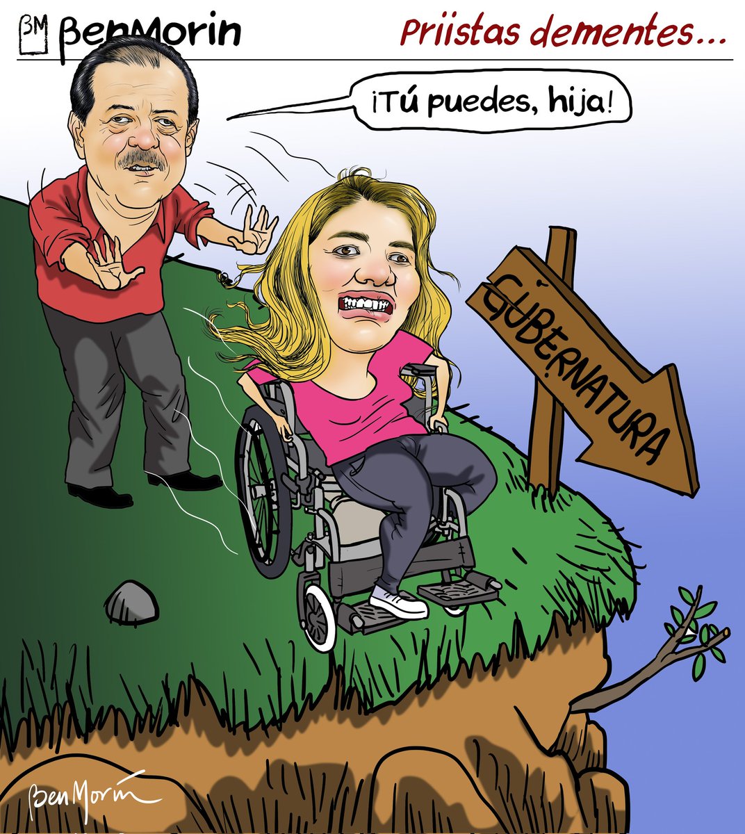 No son ecologistas ni izquierdistas ni representantes de personas con  capacidades diferentes... Yopeviel Perezoso Lagañas y su hija Gaby creen que podrían generar algunos cuantos votos y llegar a la gubernatura... Sí, ajá...