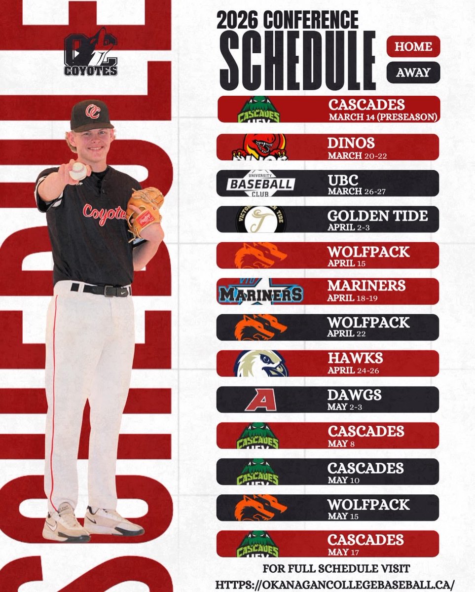 Okanagan College Coyotes Baseball tweet media