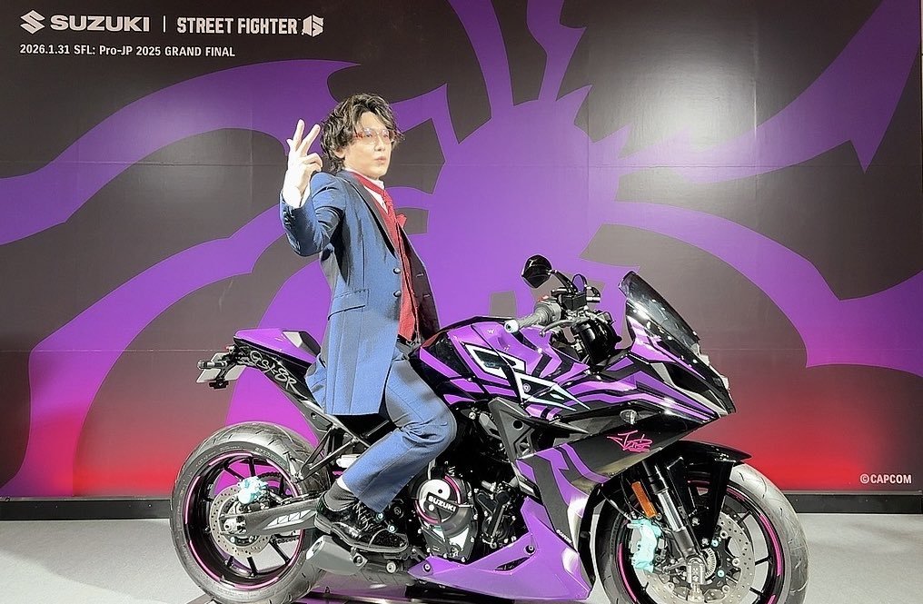 スズキのジュリちゃんバイク。 今年もあります #SFリーグ