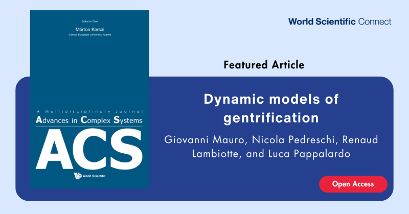 Advances in Complex Systems (@acs_wspc) / Posts / X