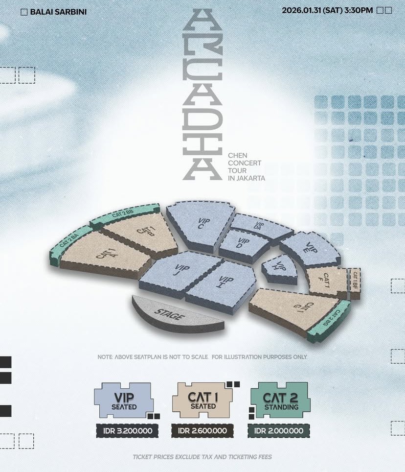 WTS CAT 1 &amp; CAT 2 - CHEN EXO - JAKARTA - UNDERPRICE banget - FULL COD VENUE. DM aja atau wa ya : wa.me/6281932452020

#chen
#chenexo
#chenjakarta 
#chenarcadia
