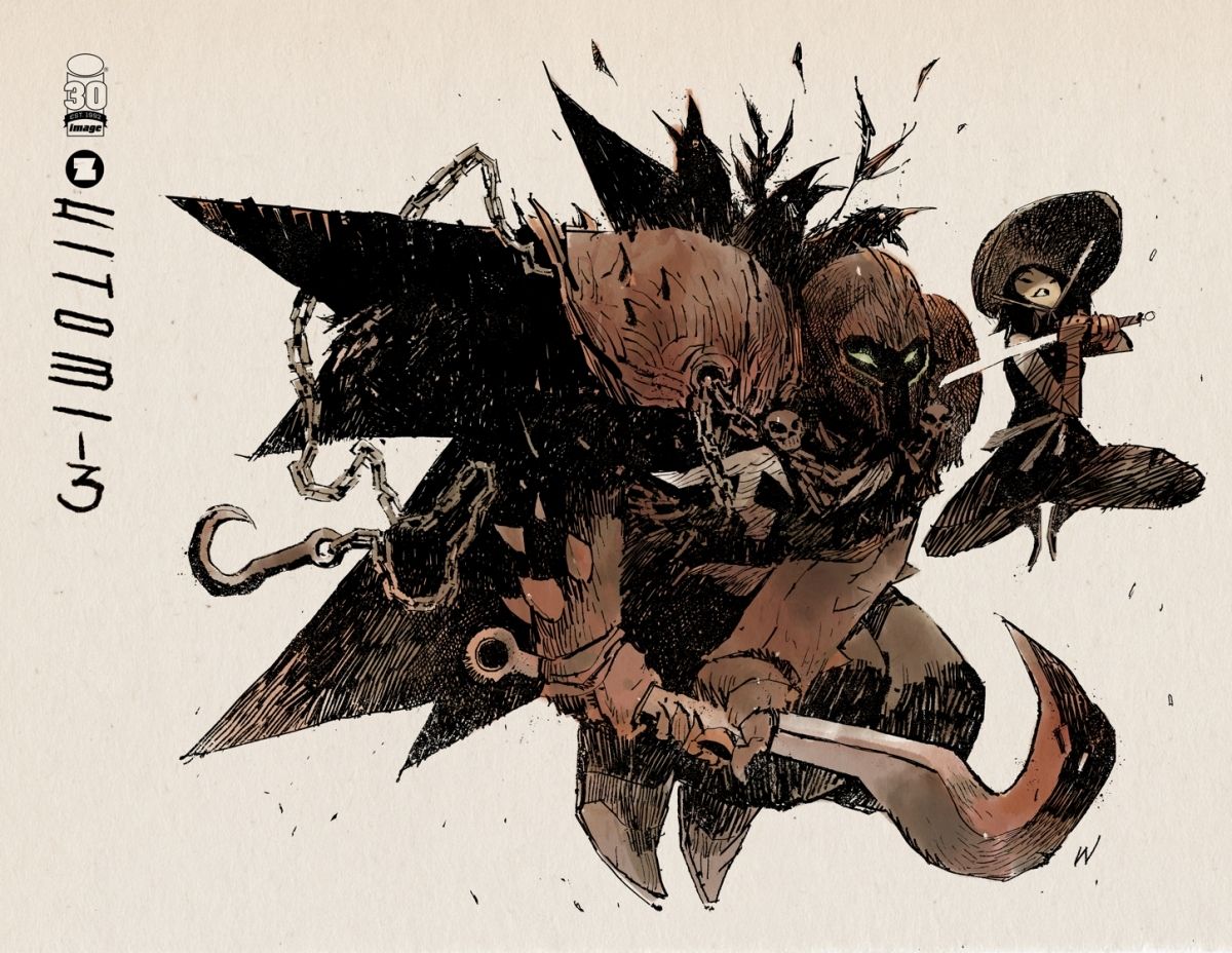 SpawnArchive's tweet photo. Raven Spawn variant cover for Hitomi #3 (2022). Art by @RealAshleyWood 
#Spawn https://t.co/UIf3aYzkOP