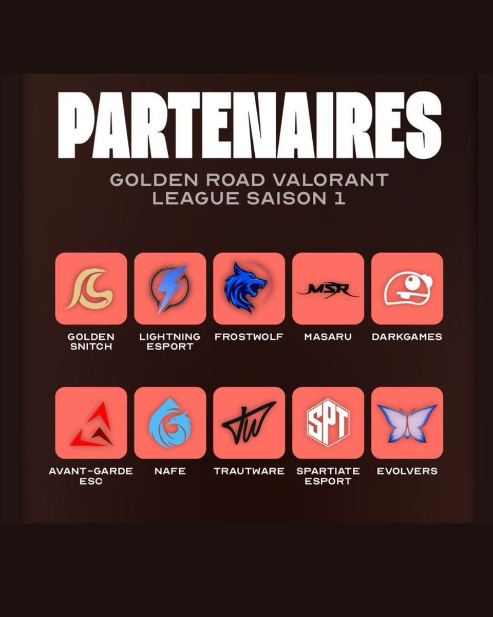 🔥 ANNONCE TOURNOI 🔥

Darkgames Community est fière d’annoncer son partenariat avec la Golden Road Valorant 2026 🏆🎮

 Les matchs seront castes sur twitch : buff.ly/LNIHzux 👀

#darkgames #GoldenRoad #Valorant2026 #Esport #ValorantFR #valo #RoadToVictory