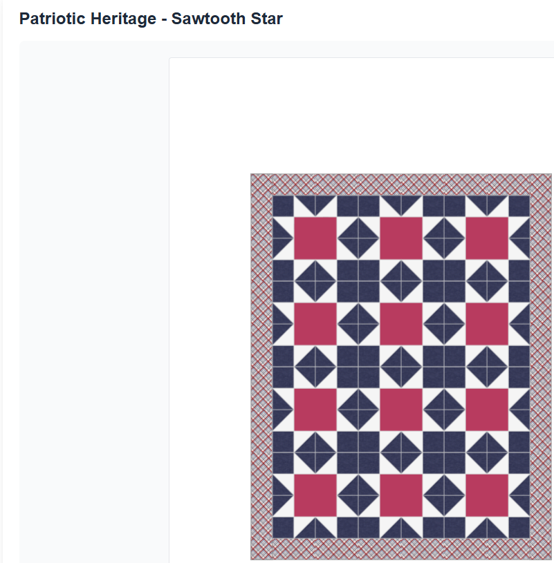 quiltplannerpro's tweet photo. By quilters. For quilters. 🧵

This patriotic Sawtooth Star was generated with https://t.co/zE9wWxwAeS—
see your quilt before you sew it.

#QuiltDesign #ModernQuilting #QuiltersOfX #quilts
#QuiltPlanner https://t.co/JkBh6J5G78