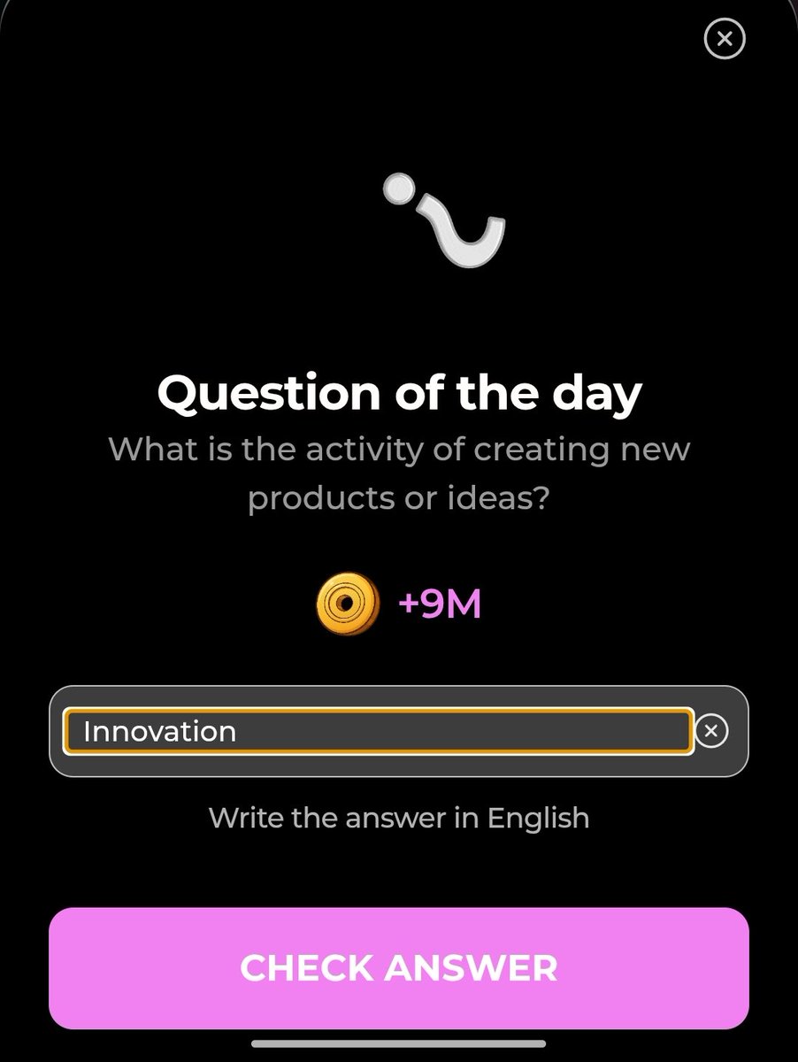 shohan68244's tweet photo. 31, January 2026🚀

$Xenea : Quiz- B

$Marina protocol - A

$Spur protocol - A

$Syntax verse - C

Syntax Verse Daily
📤Vault Pattern : 9-4-3-2

Question of the day 🔥
✅ Innovation

⚡Dropee Daily Combo🔽

Follow &amp; Repost🌏 https://t.co/AdWVGDjk6p