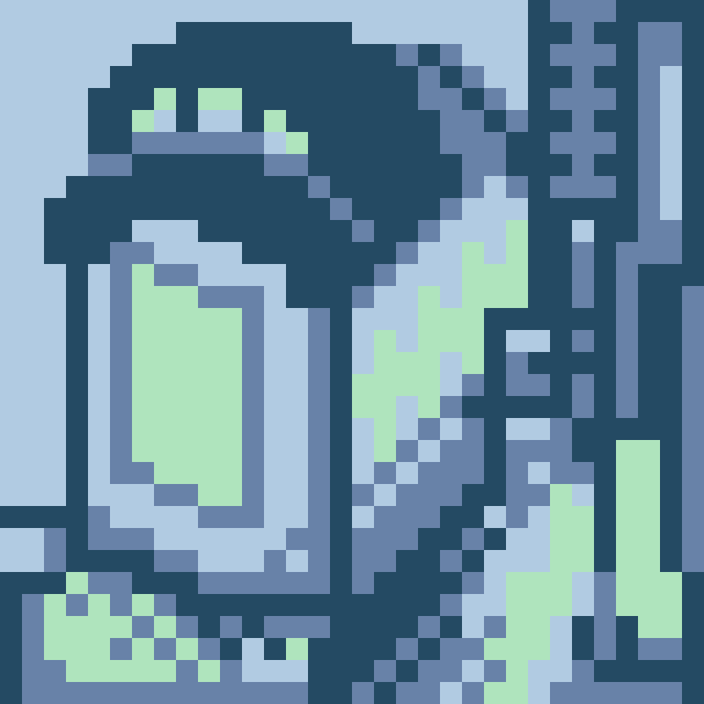 SilePrinStudios's tweet image. Whoo-vweeeeee heheheh. 🪹

#Bastion for the #Retrowatch portrait series. 

~
#Overwatch #Overwatch2 #OverwatchFanart #Overwatch2Fanart #BastionFanart #PixelArt