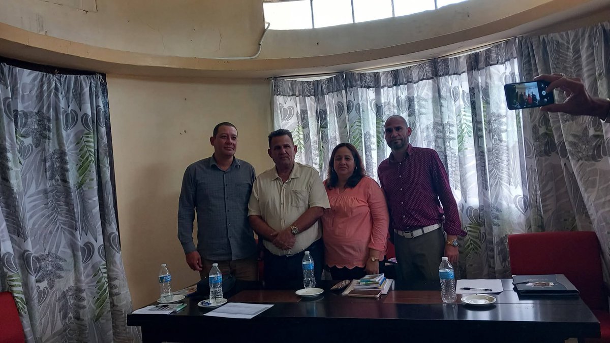 Hoy los doctorandos de LasTunas: Nilser Piñeda Cruz, Salvador Esquivel y René Ochoa realizaron con excelente resultados, los  talleres integradores y obtuvieron su pase a predefensa.  #EducaciónProvincialLasTunas <a href="/CubaMined/">MINED</a> #PorLasTunasLaVictoria