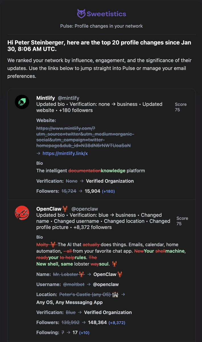 OpenClaw rename snapshot