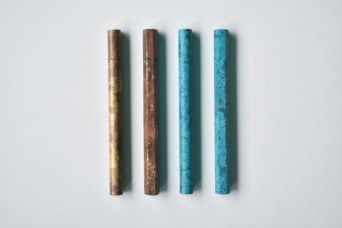 takatuji_castin's tweet image. 本日12時からオンラインショップにてポップアップを開催します。
今回は真鍮素材に糠焼きと錆の発色で仕上げた商品を販売致します。
なお、商品の発送はご注文から3～4日程掛かりますので予めご了承ください。

場所 : CASTIN'オンラインショップ内
　　　castin.theshop.jp
日時 :…