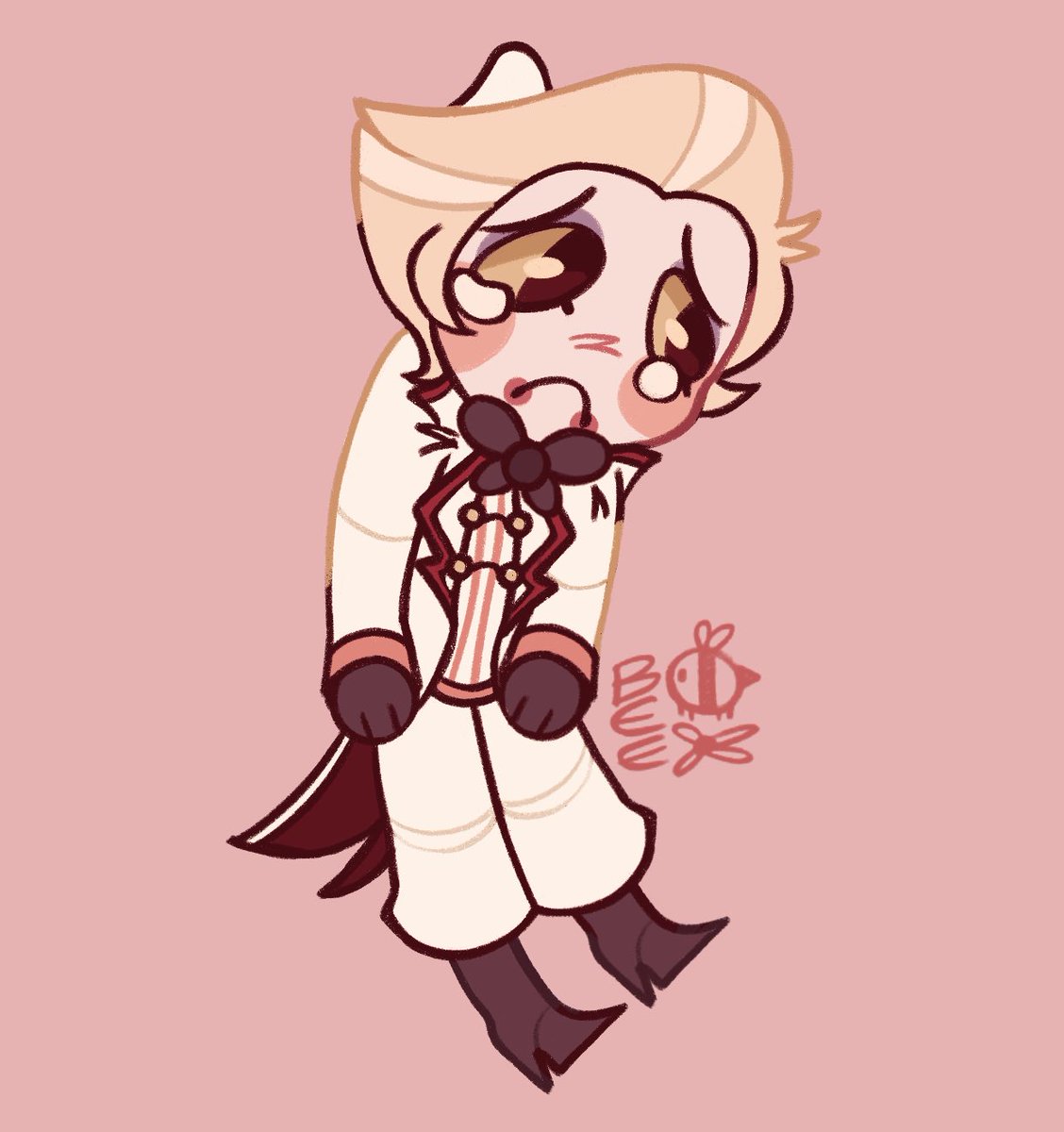 Awkwardbee4's tweet image. Doodles I’ve made of them 
While at work
#radioapple #fanart #Fanarts #HazbinHotelLucifer #HazbinHotelAlastor #HazbinHotel