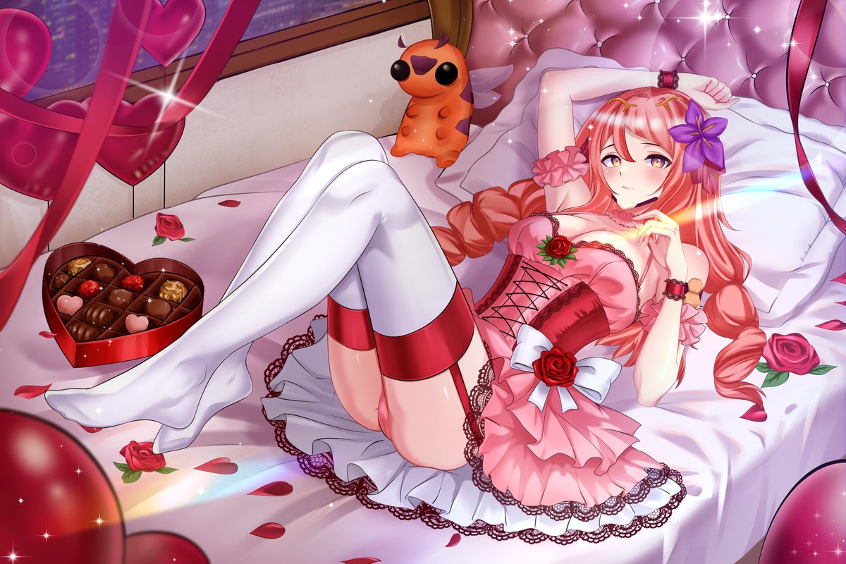 “Welcome home, Master. Would you like dinner, a bath… or me?” #DrawMaraAra 

🎨@/YuikaYuiKawaii (YCH commission)