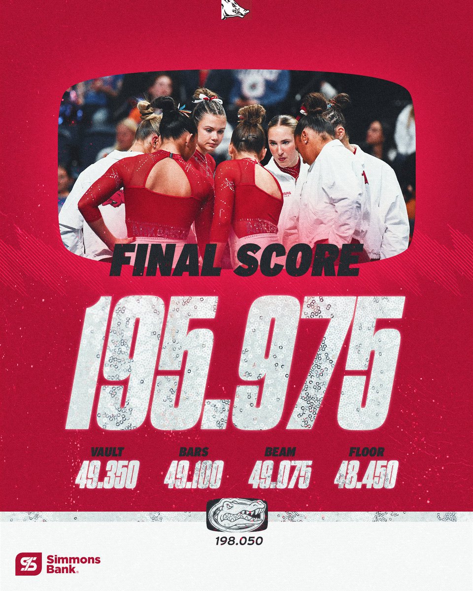 Arkansas Gymnastics 🐗 tweet media