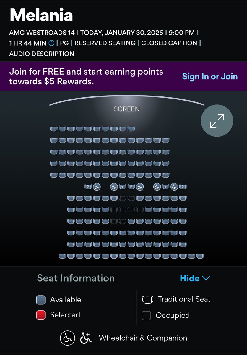 <a href="/realDonaldTrump/">Donald J. Trump</a> 8 seats sold!  Nobody wants to see this shit 🤣
