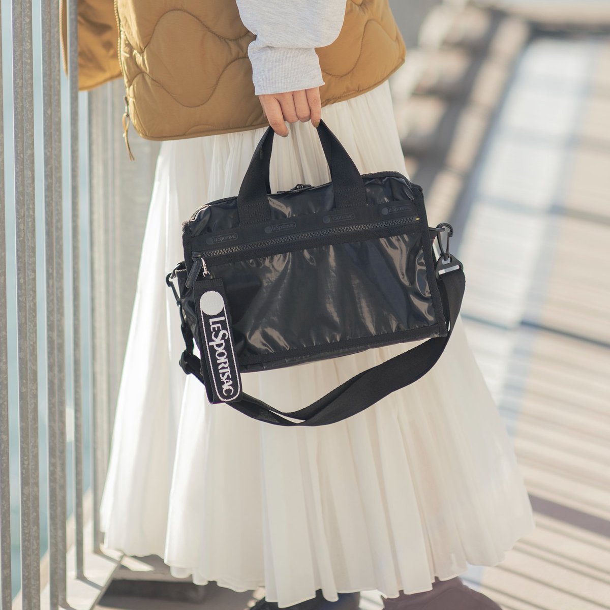 レスポートサック　ひとりっぷ　バイクボストン2 オボロ