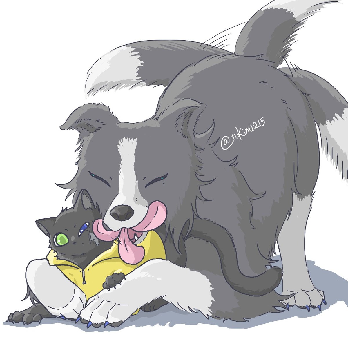 tuKimi215's tweet photo. ⚠️擬獣化⚠️
逃げてもだいたい捕まる https://t.co/uCHW7ef7Mm