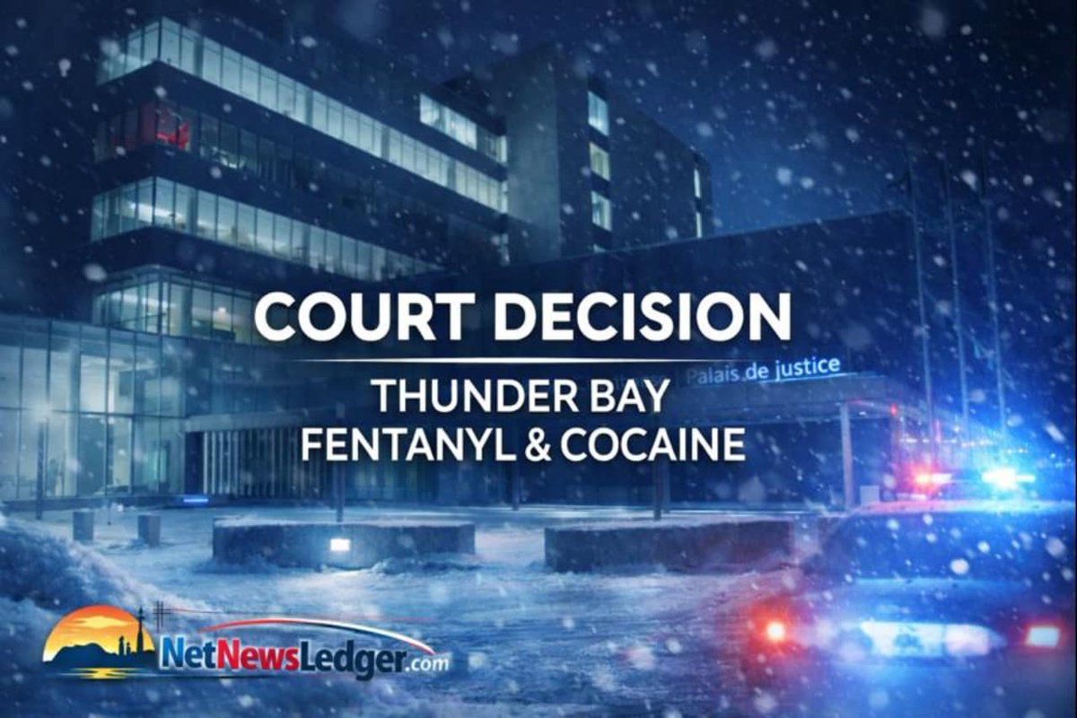 NetNewsLedger's tweet image. Thunder Bay: Judge convicts Jevonte Williams in a Pacific Ave “trap house” case—fentanyl &amp;amp; cocaine possession for trafficking. Ruling focuses on circumstantial evidence.
Read: netnewsledger.com/2026/01/30/jud…

#ThunderBay #ONCJ #CrimeReport #Fentanyl #Cocaine