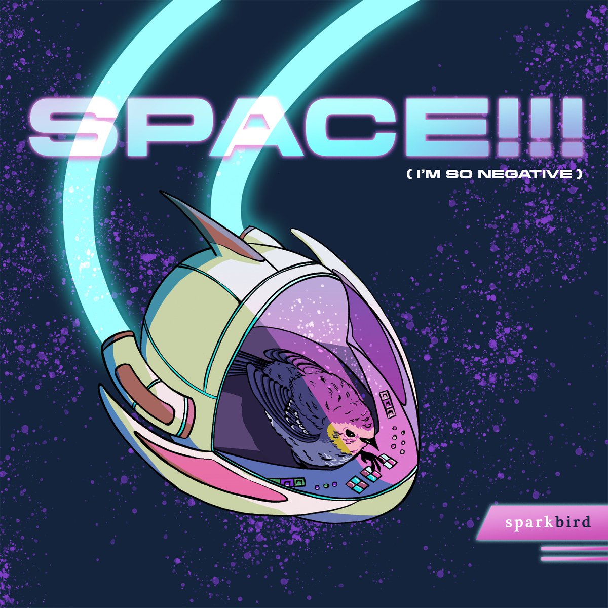 NEW SPARKBIRD SINGLE OUT FEB 27: SPACE!!! (I'm So Negative)
pre-save: sparkbird.ffm.to/space_imsonega…
artwork by Rebecca DeMoss, graphic design by Chad Lowe