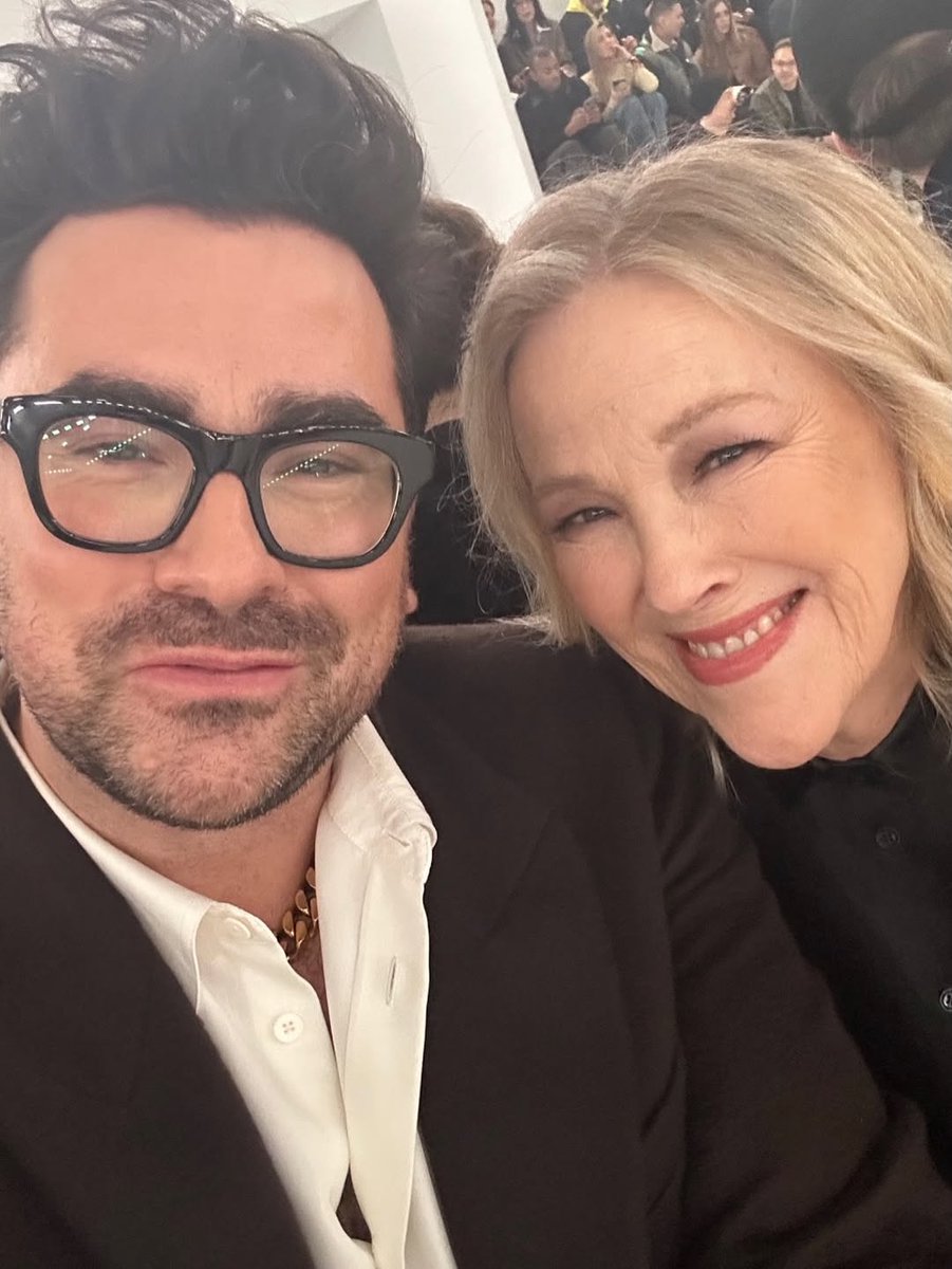 Dan Levy pays tribute to Schitt's Creek co-star Catherine O'Hara.

"What a gift to have gotten to dance in the warm glow of Catherine O’Hara's brilliance for all those years.

"Having spent over fifty years collaborating with my Dad, Catherine was extended family before she ever