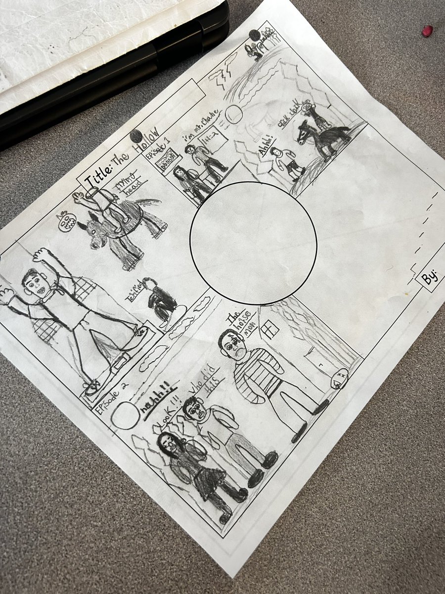 Listening, thinking, and doodling 🎧✏️ Students practised doodle notes as a strategy to stay engaged and record key ideas while listening to The Hallow podcast.