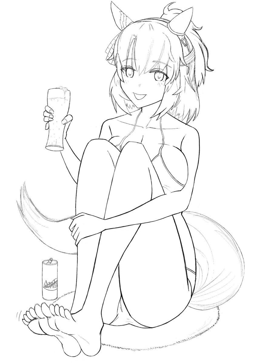 #今月描いた絵を晒す
ぺこマミーで始まりぺこマミーで終わる 