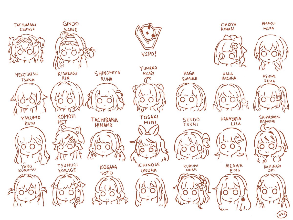 Trying to familiarize myself with drawing tablet, here's VSPO! members

(drawing orders are randomized)

#ぶいすぽ #rkgk #VSPO