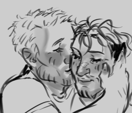 yaboitegin's tweet image. when your ship is so underrated that you've drawn most of their fanart #kesh #keeganruss #heshwalker #ghosts
