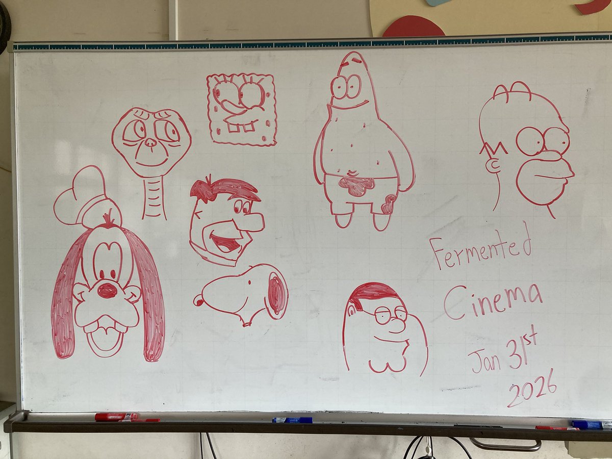 Today was a slow day at work… so time for some quick doodles on the white board! #doodle #bored You can laugh… but not too hard. This was by memory! (That’s my excuse…)