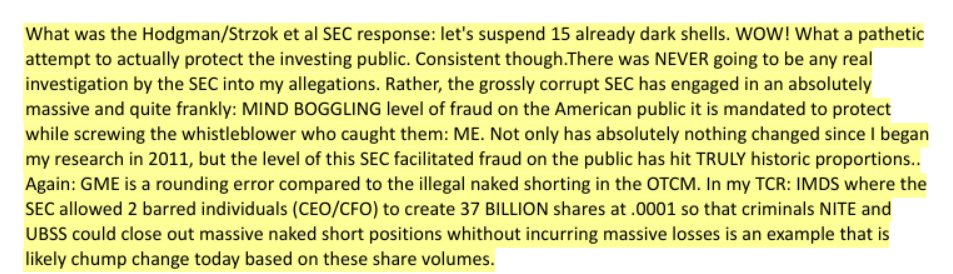 We were right all along

$GME caught NakedShorts with their pants down - they thought they had another slam dunk, but we squeezed &amp; Vlad shut off the buy button

Now we see <a href="/SECGov/">U.S. Securities and Exchange Commission</a> is complicit 

$BBBYQ is OTCM, <a href="/ryancohen/">Ryan Cohen</a> caught them 

OH MAN THIS IS BIG

justice.gov/epstein/files/…