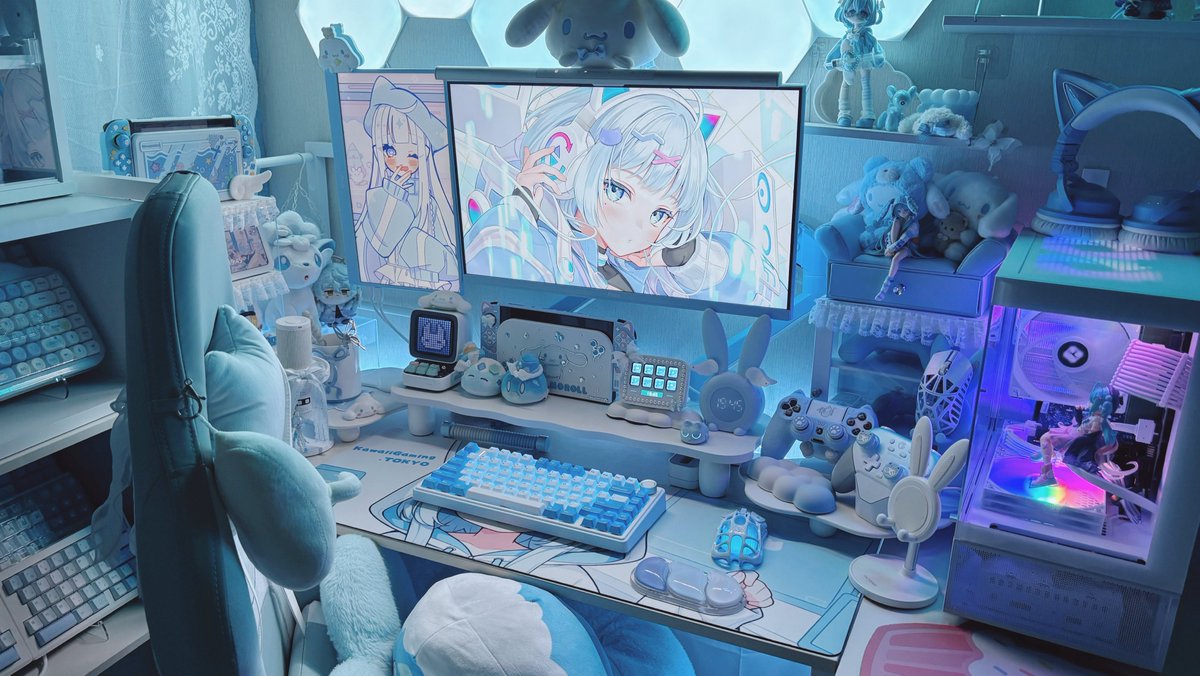 𓂃𓈒 𓂂𓏸🩵
#desksetup #pixio