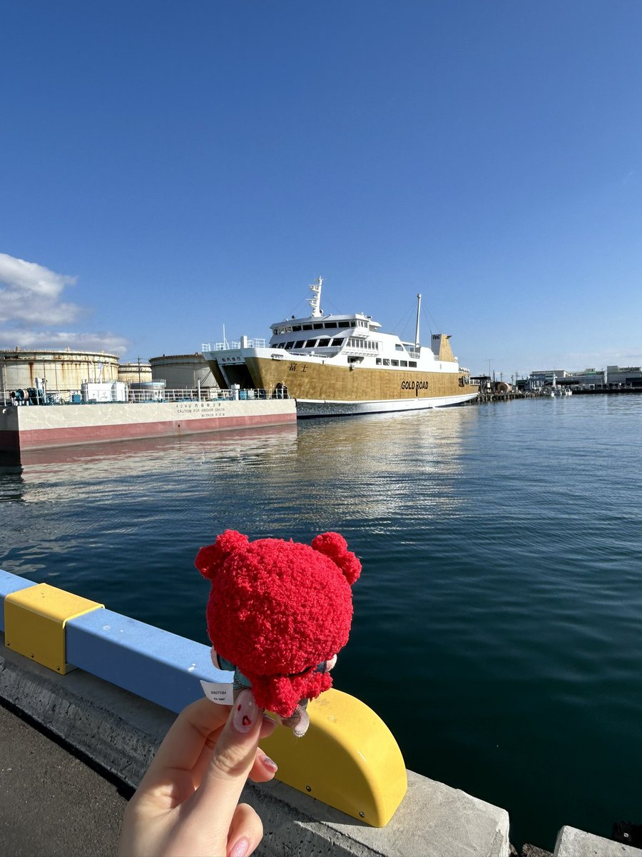 あやちゃん、多分フェリーだよ
多分フェリー、あやちゃんだよ‥

お帽子はわか様(<a href="/wakanuinui315/">わか🐼✈️</a> )より
お迎えしました🦀💜