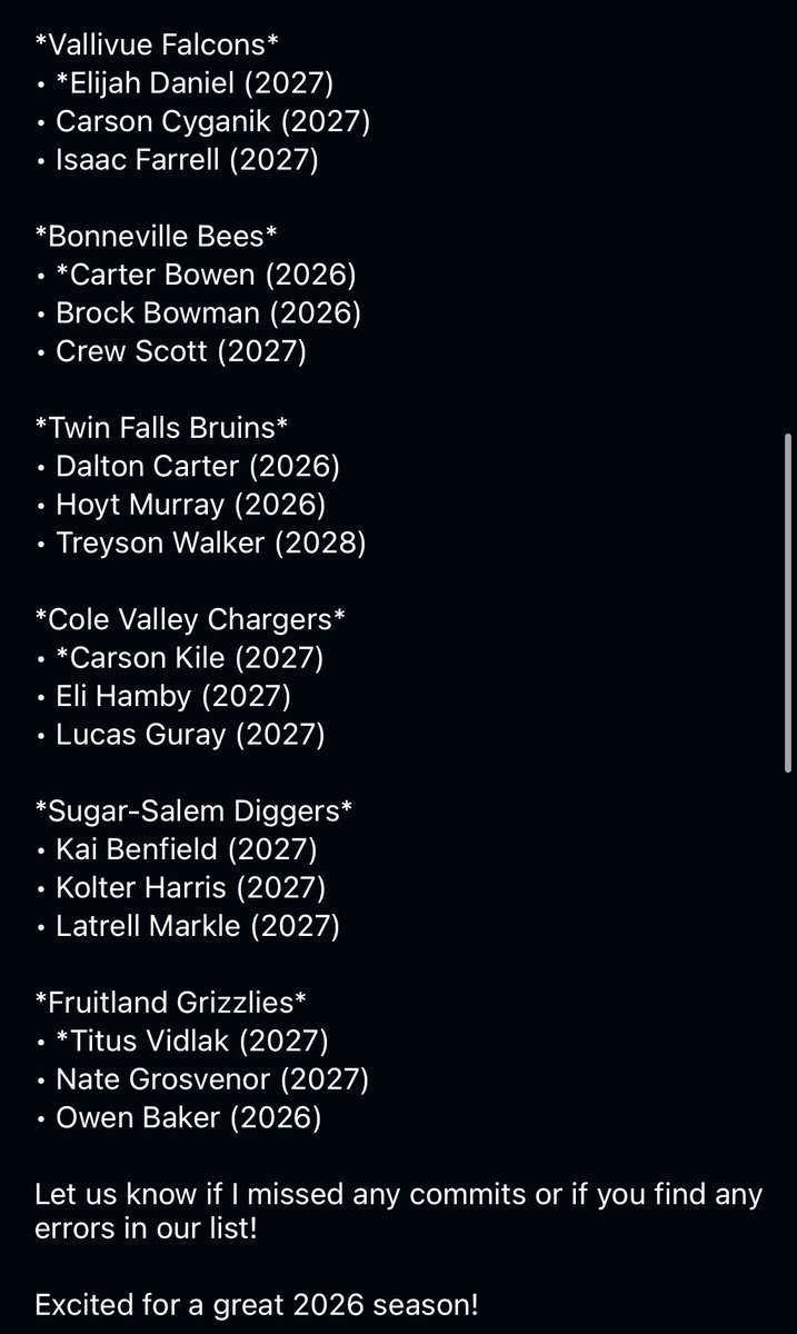 Carson Kile 2027 tweet media