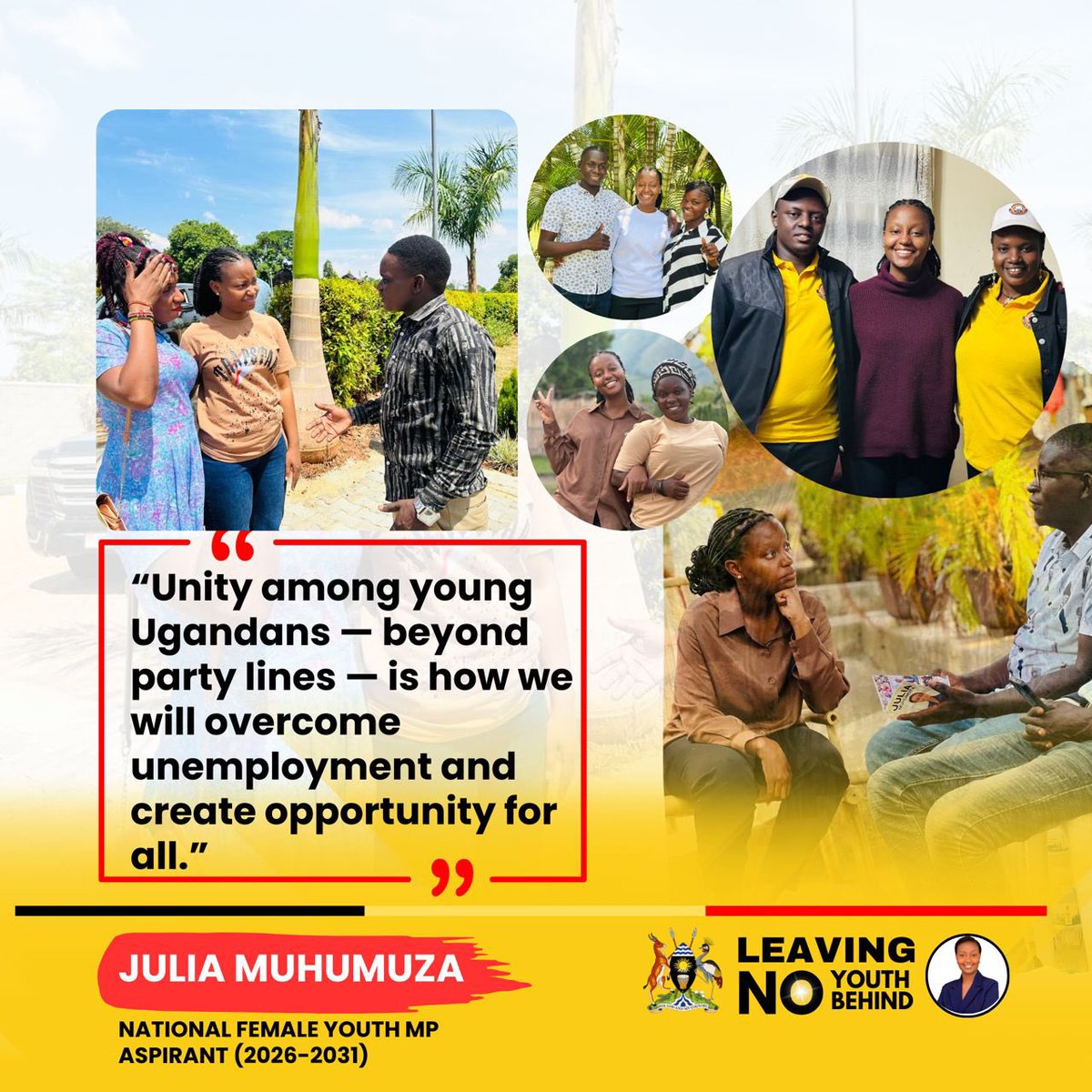 Strong message, strong leader, strong future. Julia Muhumuza is prepared to serve nationally.
#WhyJuliaMuhumuza?