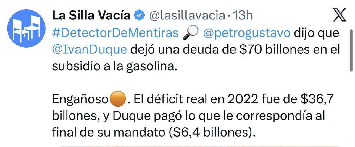 jrestrp's tweet image. Un economista de verdad no dice MENTIRAS !! Venga le explico que los números son claros y “los datos matan relatos”

Cuando su gobierno inició en agosto de 2022, la deuda sumaba cerca de 800 billones y hoy es casi 1.200 billones !!!
Usted ha creado DEUDA NUEVA por casi  400…