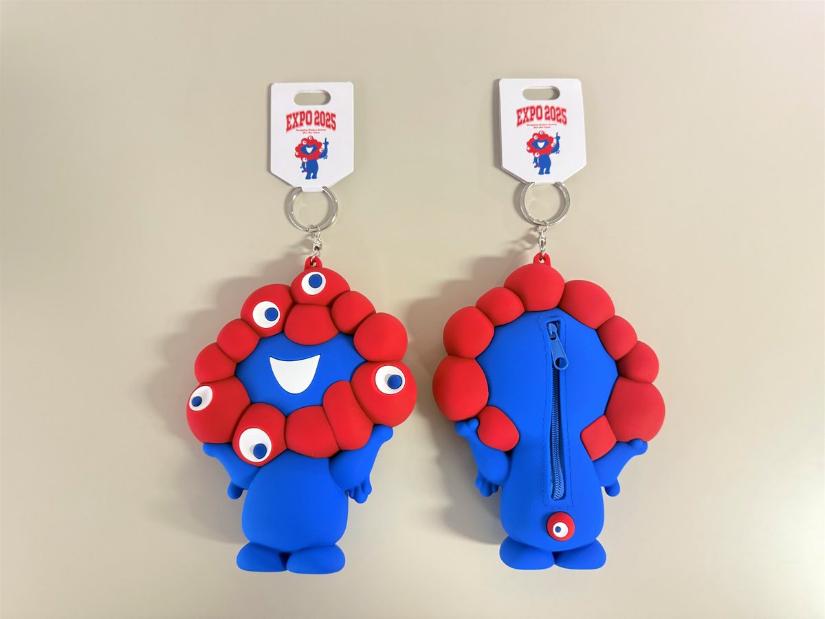 ／
大阪観光局【公式】X
全6回 #プレゼントキャンペーン🎉
＼

第1弾は…
🔴🔵ミャクミャク シリコーンポーチキーチェーン🔵🔴
を抽選で8名様にプレゼント❕🎁

ミャクミャクがシリコーン素材のポーチになった可愛いキーチェーン💕
ファスナー付きで小物も収納できます✨

⏬応募方法⏬